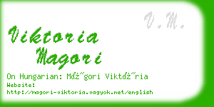 viktoria magori business card